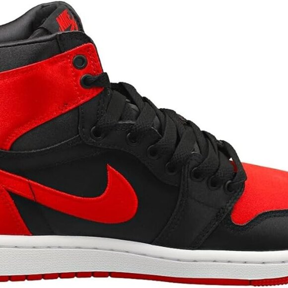 Women Air Jordan 1 High OG Satin Bred W 6.5 - Picture 2 of 5
